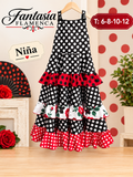 Falda flamenca niña